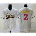 San Diego Padres #2 Xander Bogaerts White NEW 2023 City Connect Cool Base Stitched Baseball Jersey