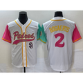 San Diego Padres #2 Xander Bogaerts White NEW 2023 City Connect Cool Base Stitched Baseball Jersey