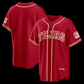 Texas Rangers Red 2026 City Connect Stadium Baseball Jersey