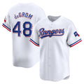 Texas Rangers #48 Jacob deGrom White Home Limited Player Baseball Jersey