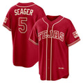 Texas Rangers #5 Corey Seager Red 2026 City Connect Stadium Baseball Jersey