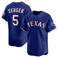 Texas Rangers #5 Corey Seager Royal Alternate 2 Limited Baseball Jersey